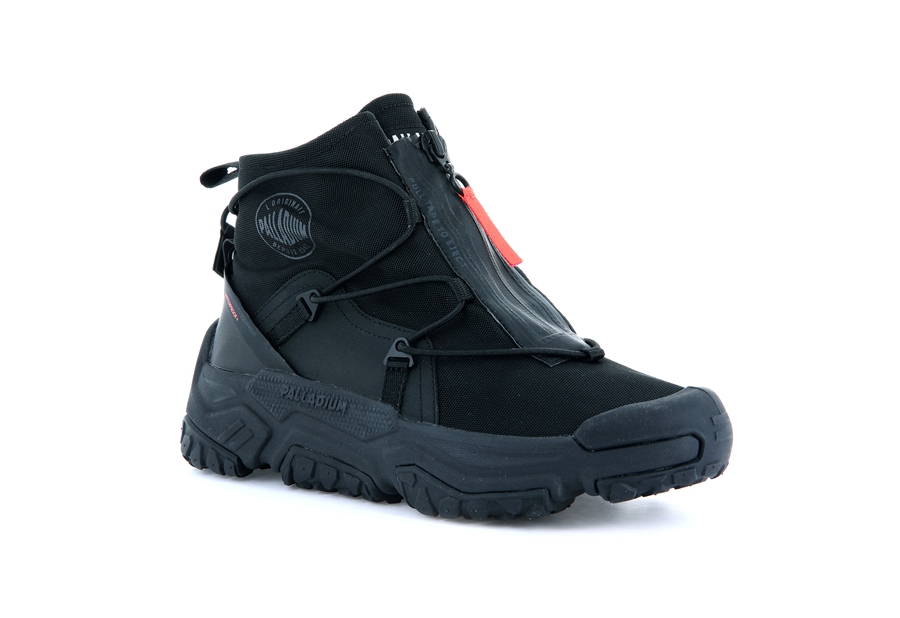 Palladium Off-grid Hi Zip Vandtætte + Sort | QAD322BK