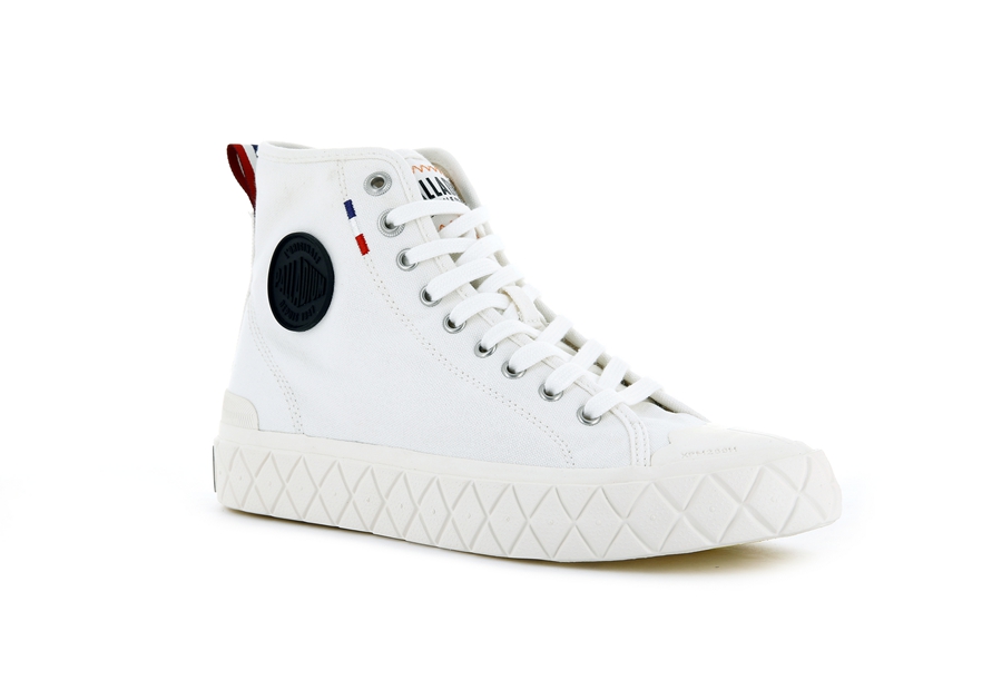 Palladium Palla Ace Canvas Mid Hvide | NVS3394KR