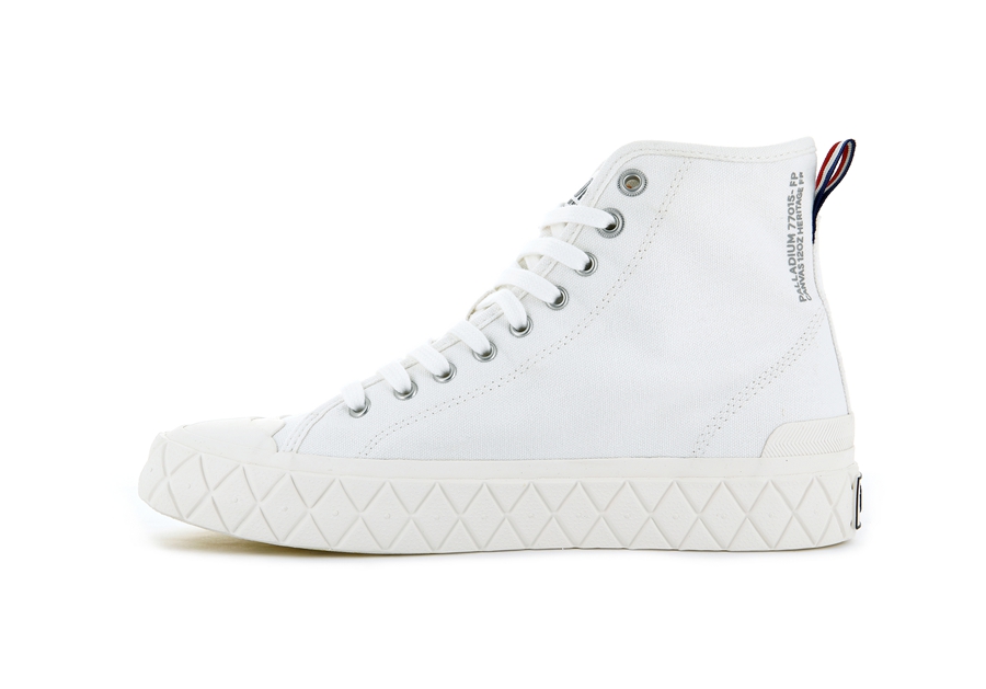 Palladium Palla Ace Canvas Mid Hvide | NVS3394KR