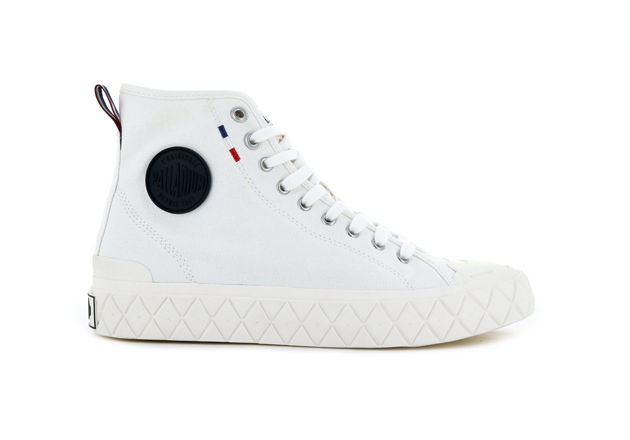 Palladium Palla Ace Canvas Mid Hvide | NVS3394KR