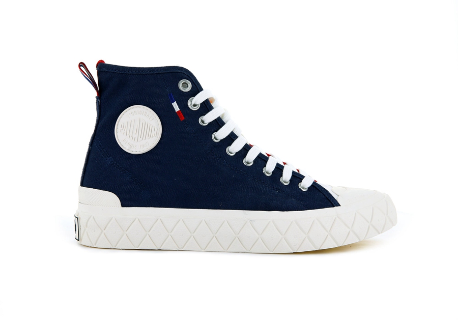 Palladium Palla Ace Canvas Mid Indigo Rød | VBG9081XG