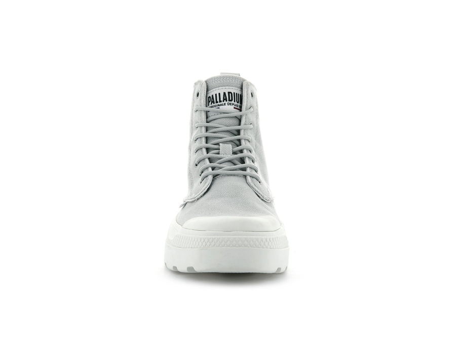 Palladium Pallakix Hi Canvas Grå | PRY7390NX