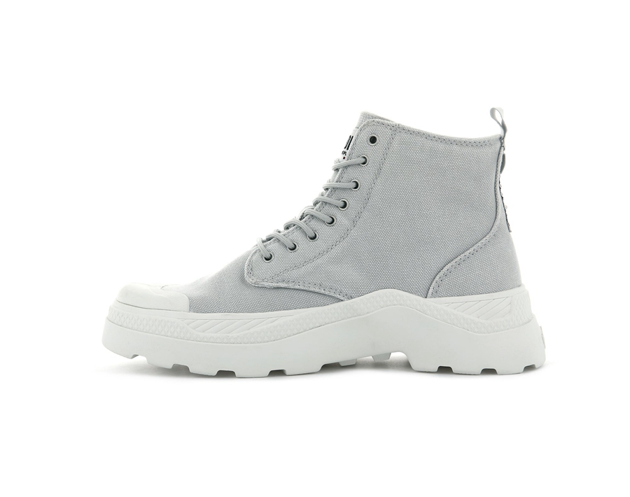 Palladium Pallakix Hi Canvas Grå | PRY7390NX