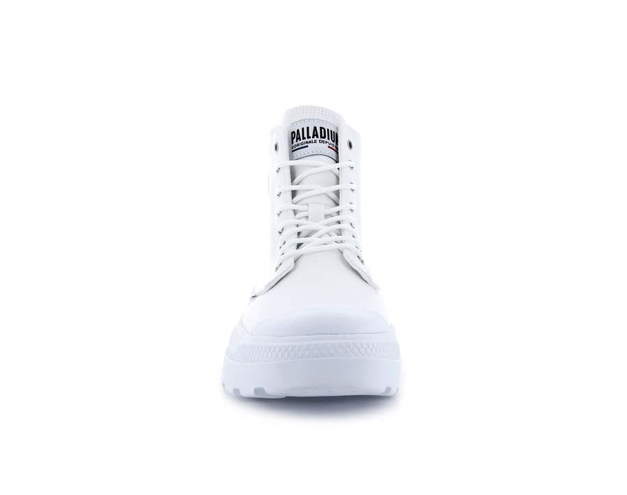 Palladium Pallakix Hi Canvas Hvide | HKE2818DR