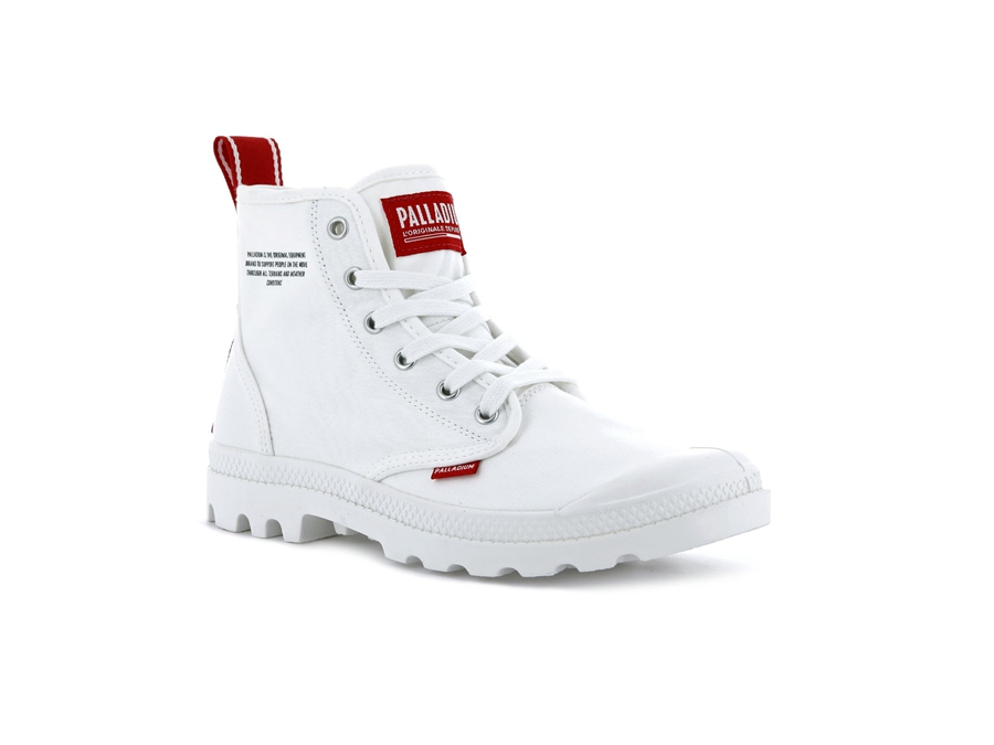 Palladium Pampa Hi Dare Hvide | PJQ9746LZ