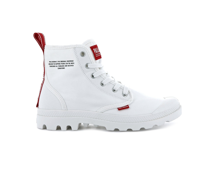 Palladium Pampa Hi Dare Hvide | ZWI4858NS