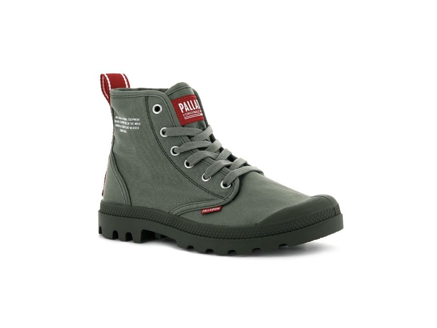 Palladium Pampa Hi Dare Olivengrøn | AIK99AU