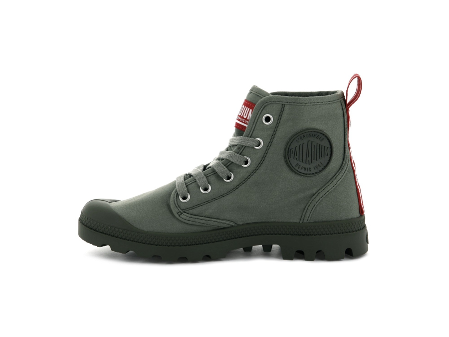 Palladium Pampa Hi Dare Olivengrøn | AIK99AU