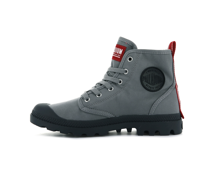 Palladium Pampa Hi Dare Sølv | YOA3551LZ