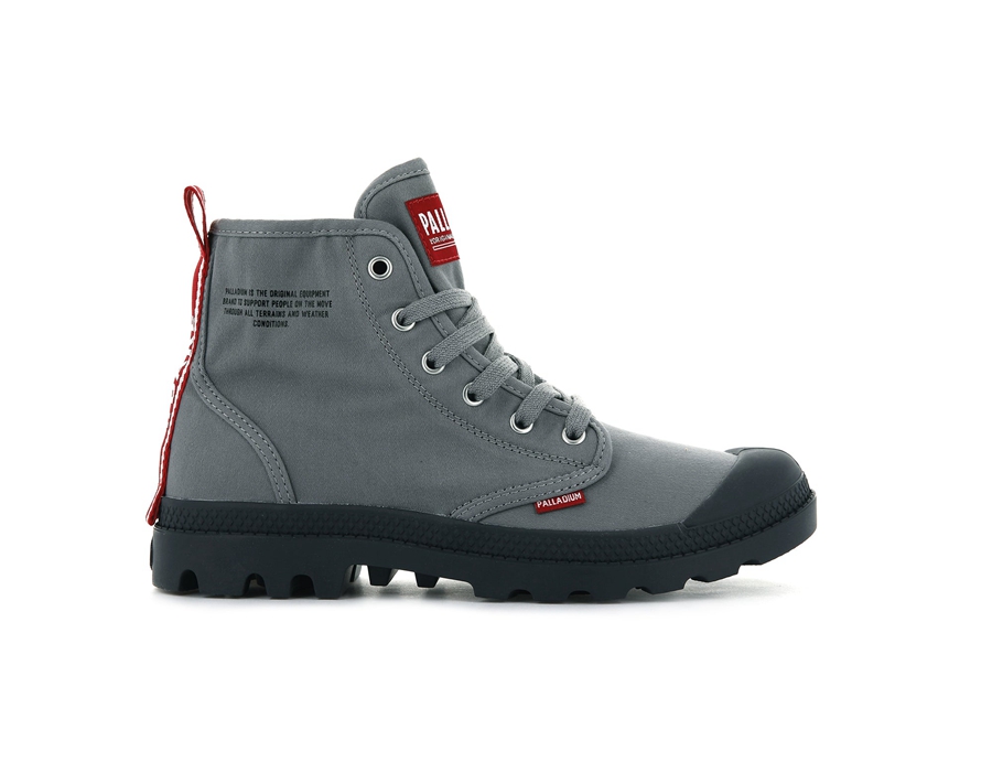 Palladium Pampa Hi Dare Sølv | YOA3551LZ