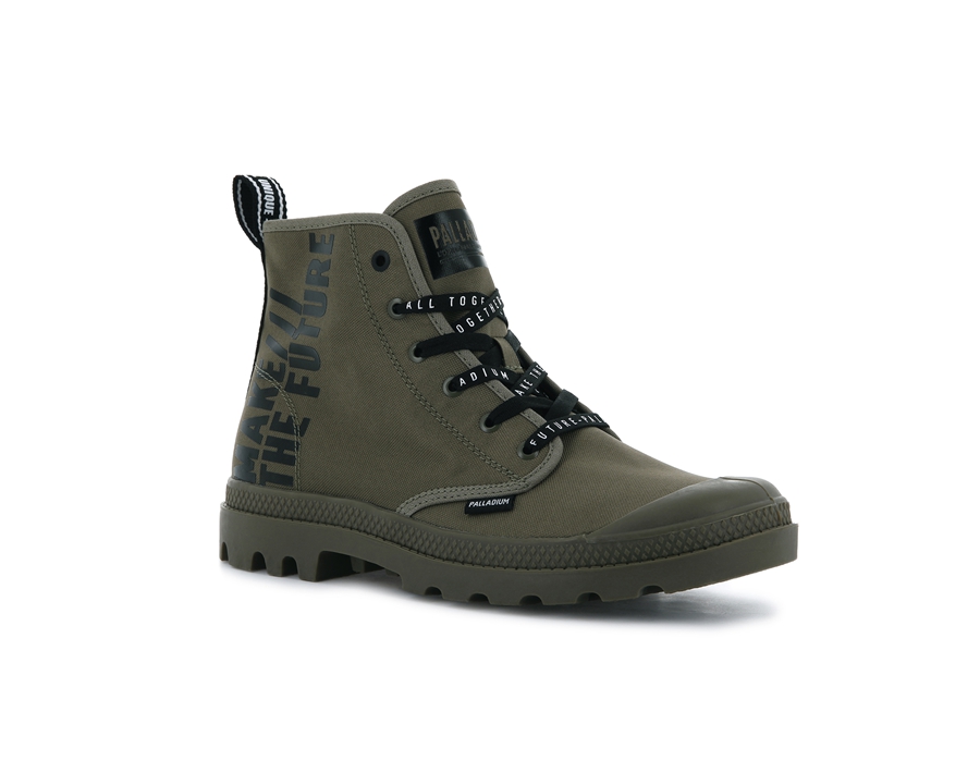 Palladium Pampa Hi Future Grøn | DOD3261AC