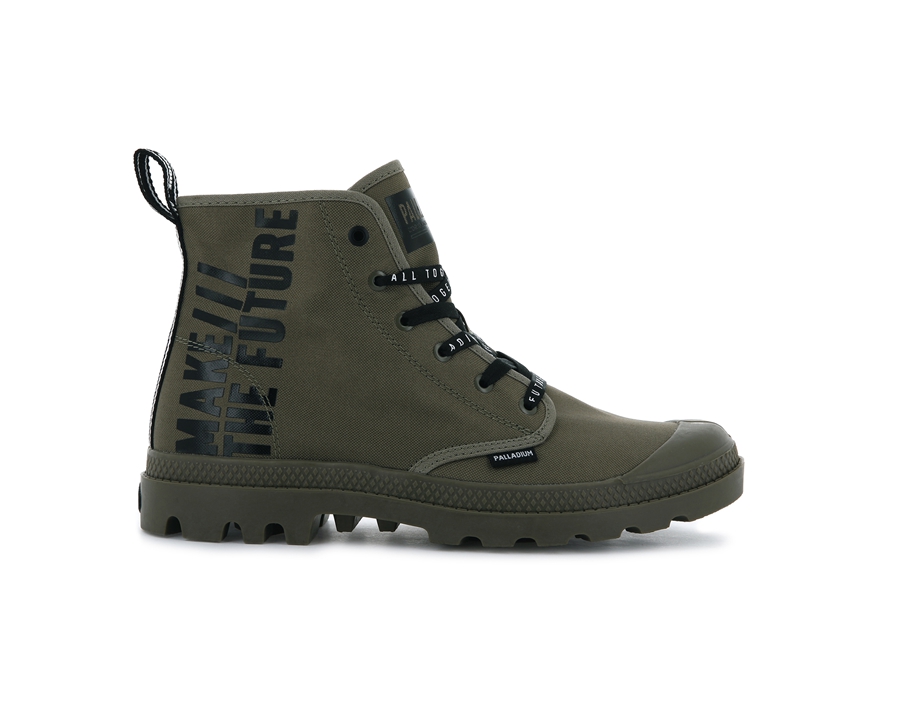 Palladium Pampa Hi Future Grøn | DOD3261AC