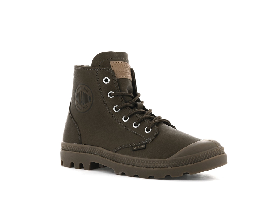 Palladium Pampa Hi Læder Ul Chokolade | QBG7965IR