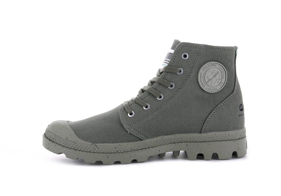 Palladium Pampa Hi Organic Ii Grøn | NZU8057DX