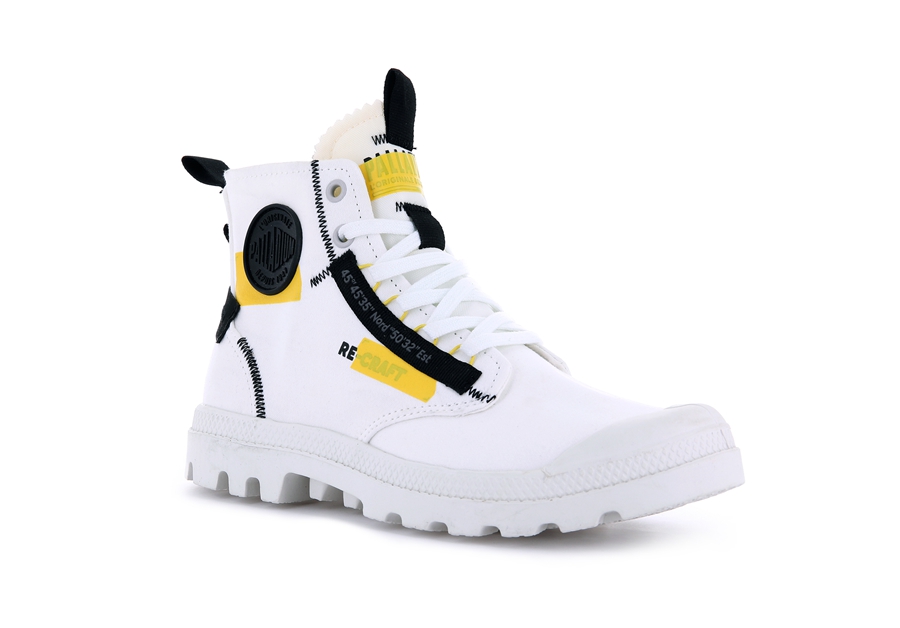 Palladium Pampa Hi Re-craft Hvide | TLA6359MN