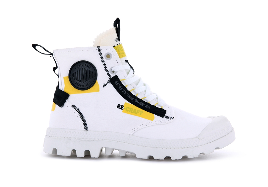 Palladium Pampa Hi Re-craft Hvide | TLA6359MN