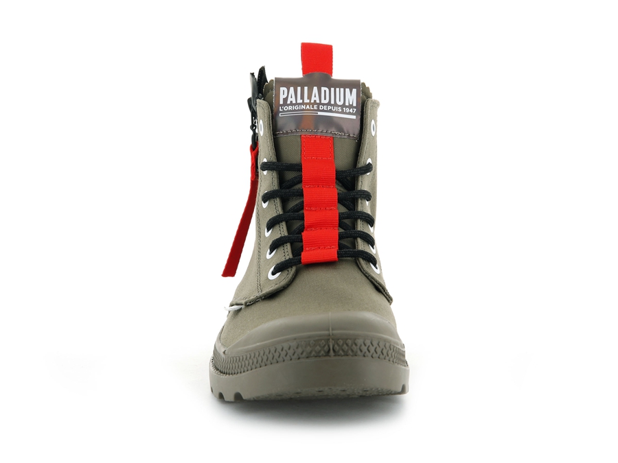 Palladium Pampa Hi Ticket To Earth Grøn | MUV9519MT