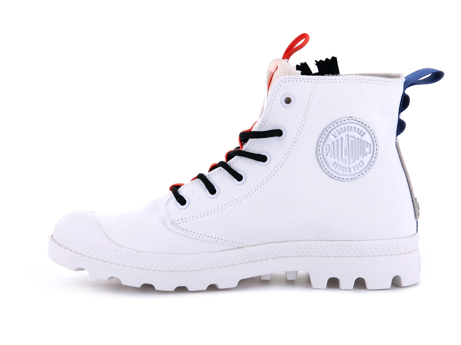 Palladium Pampa Hi Ticket To Earth Hvide | DHB8558HJ