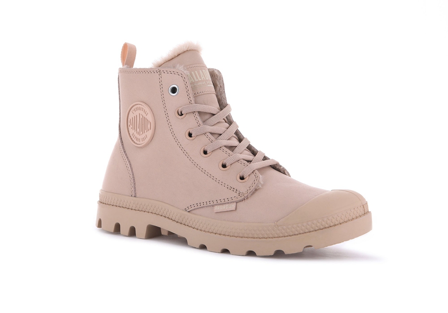 Palladium Pampa Hi Zip Læder S Lyserød | MTO6978CY