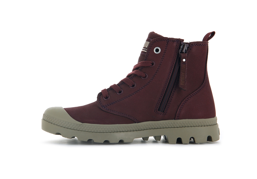 Palladium Pampa Hi Zip Sl Chokolade | YFA4592WB