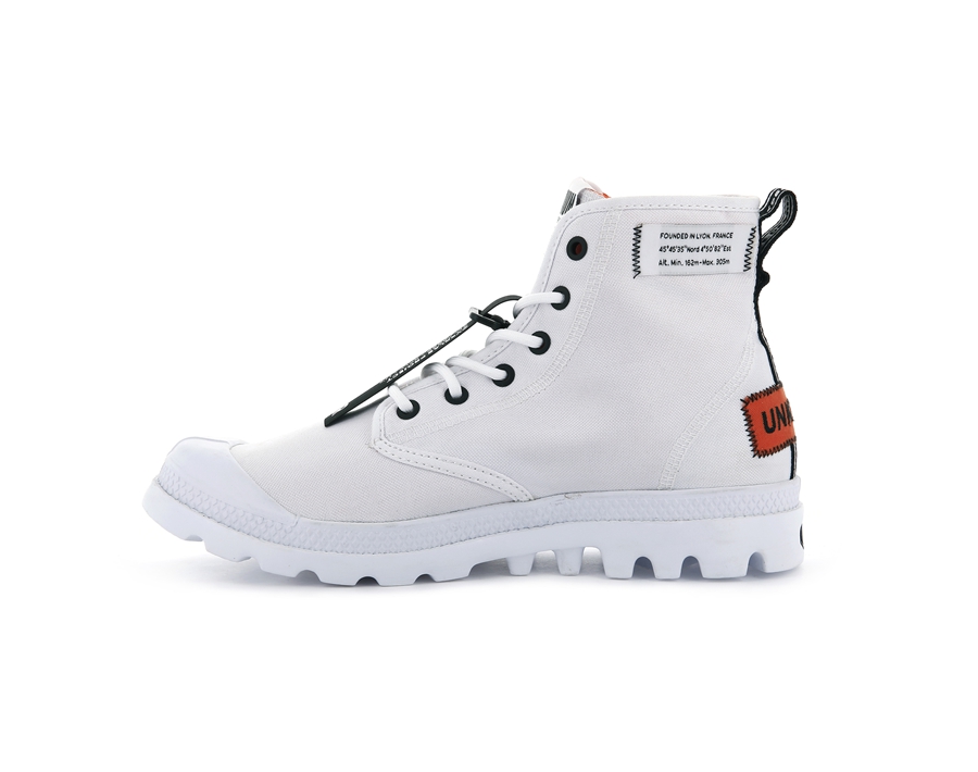 Palladium Pampa Lite Overlab Hvide | IQQ5772SH