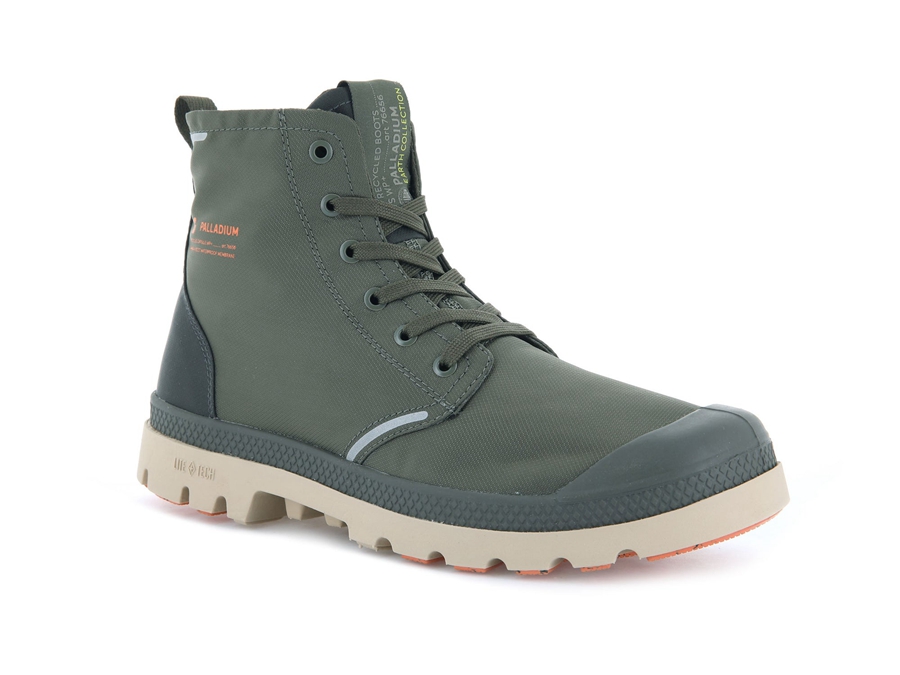 Palladium Pampa Lite+ Recycle Wp+ Olivengrøn | MKB1038XC