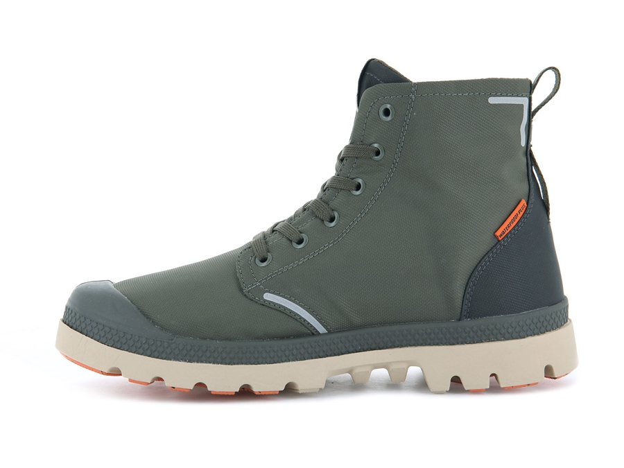 Palladium Pampa Lite+ Recycle Wp+ Olivengrøn | MKB1038XC