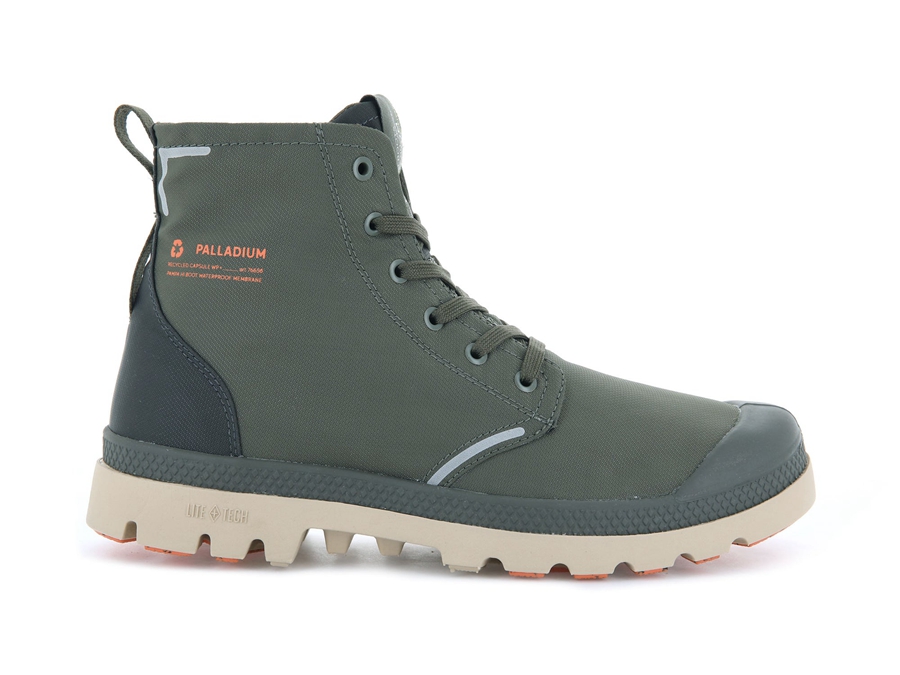 Palladium Pampa Lite+ Recycle Wp+ Olivengrøn | MKB1038XC