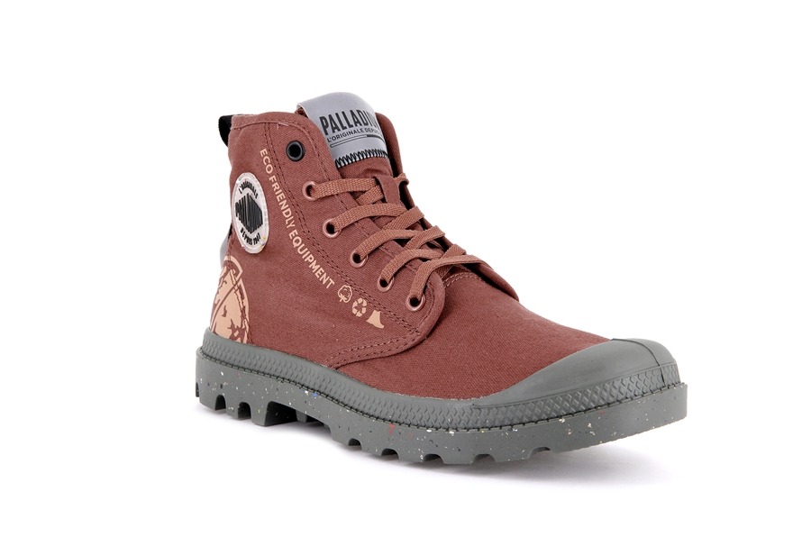 Palladium Pampa Organic Metro Kobber Brune | EUN2864CP