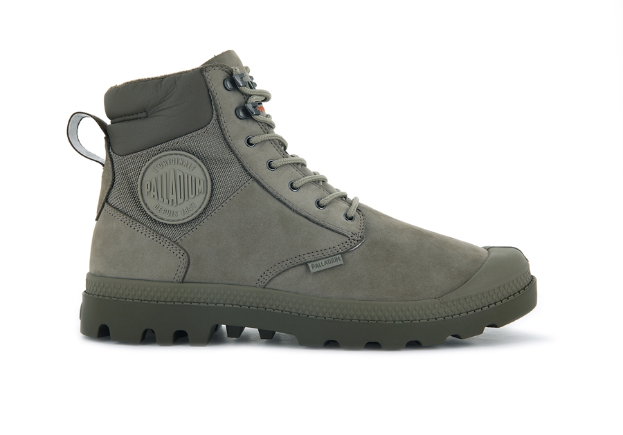 Palladium Pampa Shield Wp+ Lux Lysegrøn | FEI3737BW