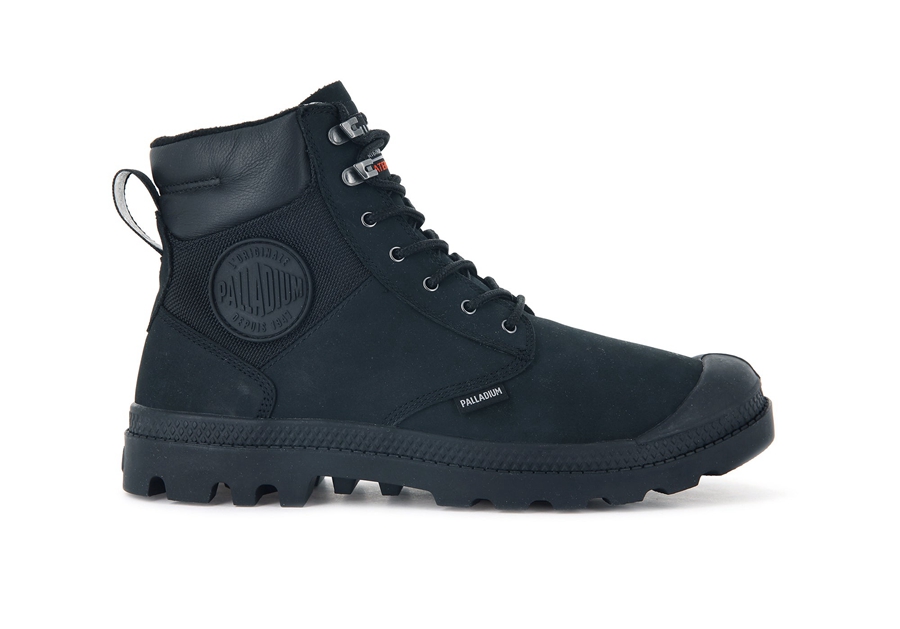 Palladium Pampa Shield Wp+ Lux Sort | CBX525QF