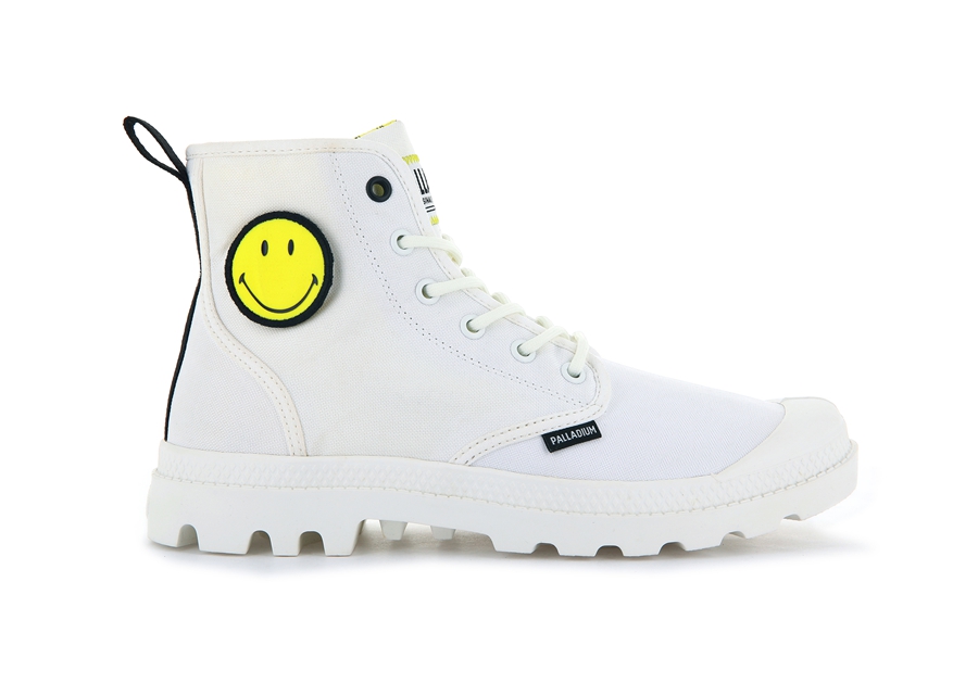 Palladium Pampa Smiley Change Hvide | ZBL4378FS