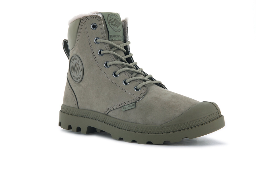 Palladium Pampa Sport Cuff Wps Lysegrøn | VQN4451RB