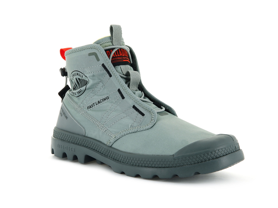 Palladium Pampa Travel Lite Grå | YYC3953RS