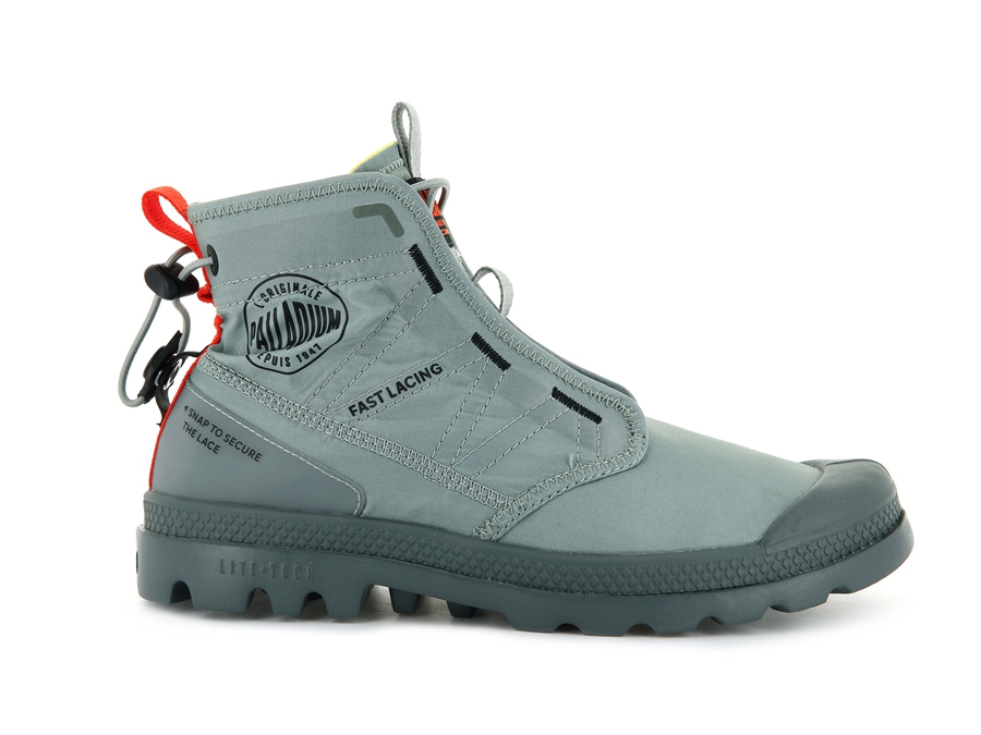 Palladium Pampa Travel Lite Grå | YYC3953RS