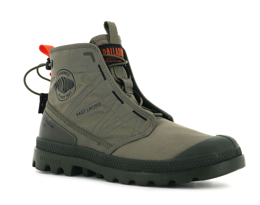 Palladium Pampa Travel Lite Grøn | HGG3683PR