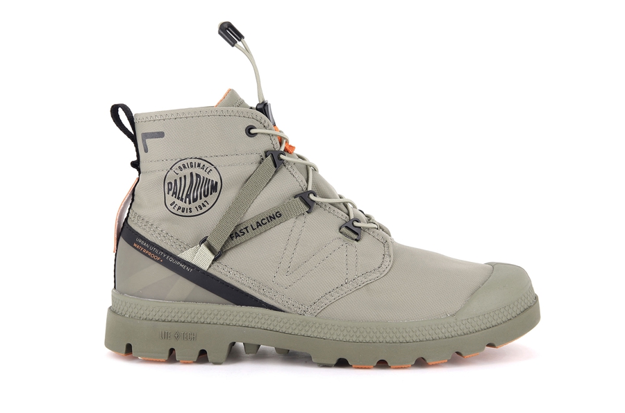 Palladium Pampa Travel Lite+ Vandtætte Lysegrøn | RHH1284LX