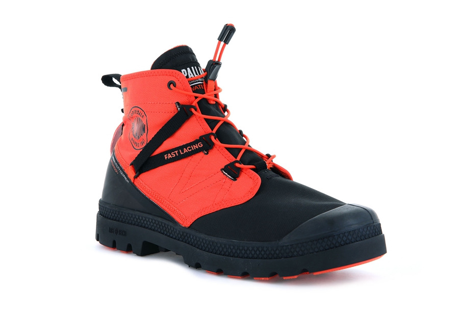 Palladium Pampa Travel Lite+ Vandtætte Orange Sort | ZHX9114ZD