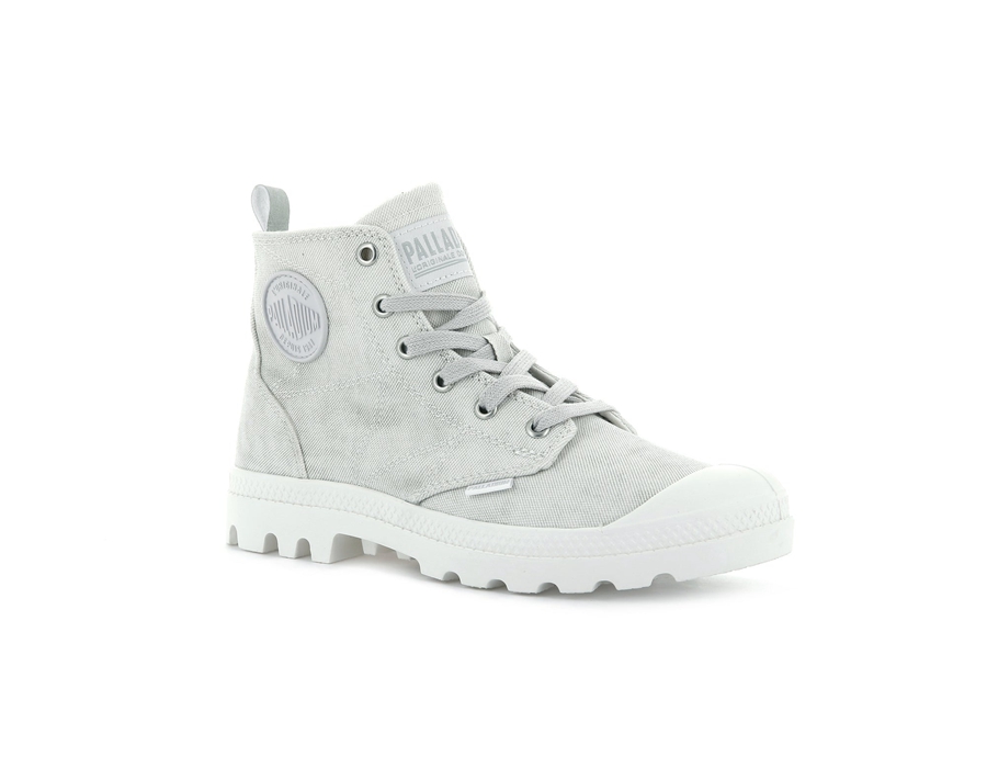 Palladium Pampa Zip Desertwash Hvide | PQF3376KH