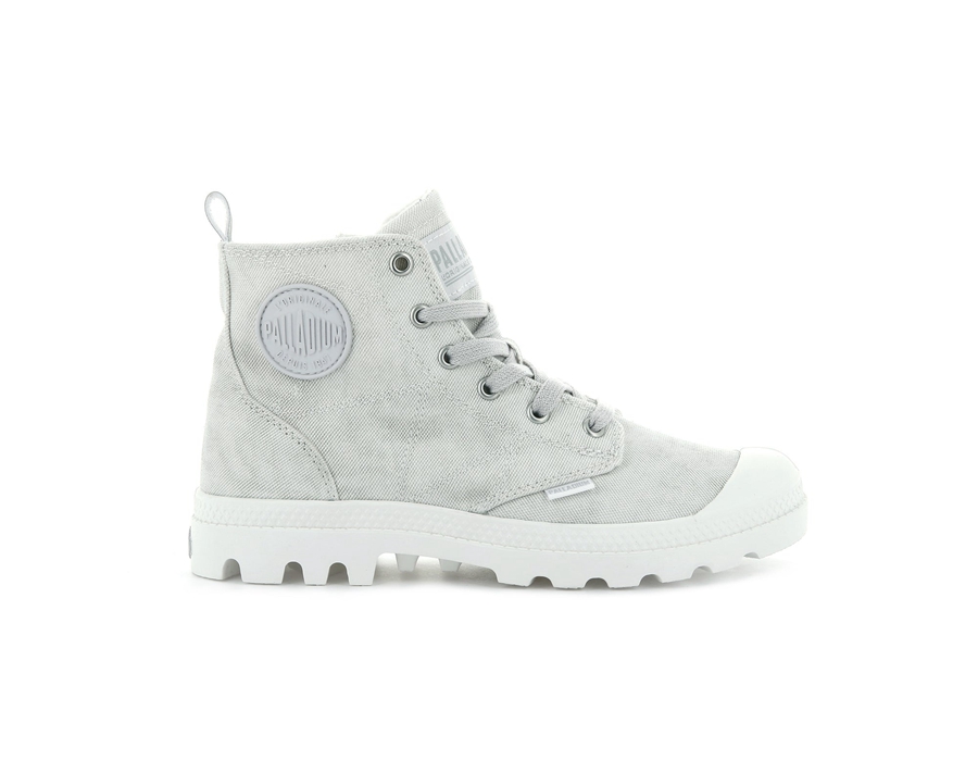 Palladium Pampa Zip Desertwash Hvide | PQF3376KH