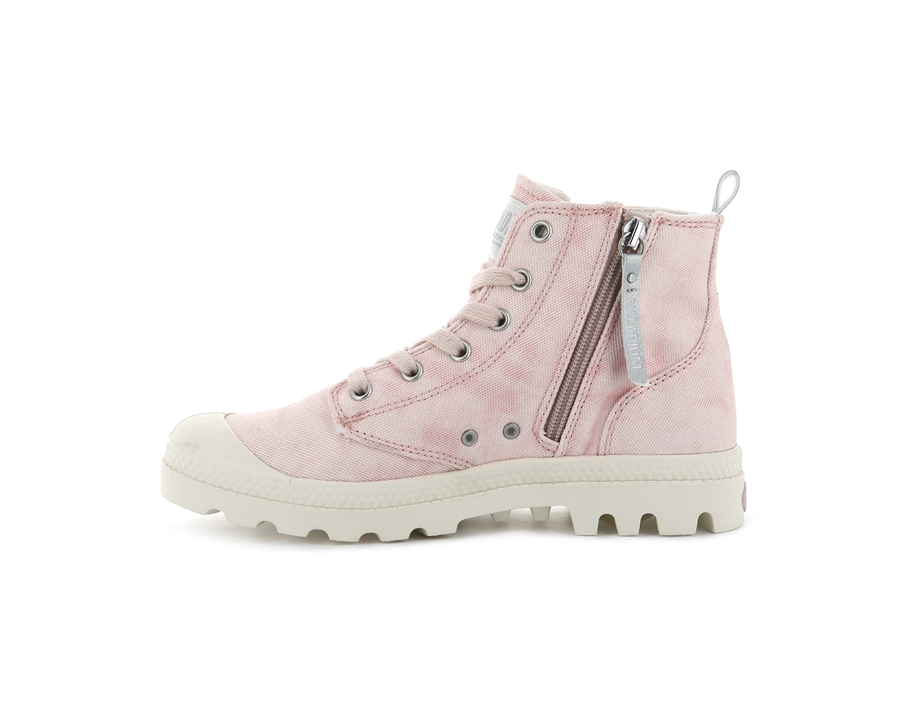 Palladium Pampa Zip Desertwash Lyserød | FQO6254CR