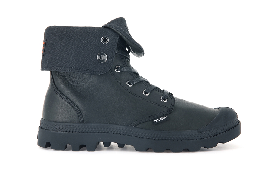 Palladium Baggy Læder Ess Wp Sort | COD2042VN