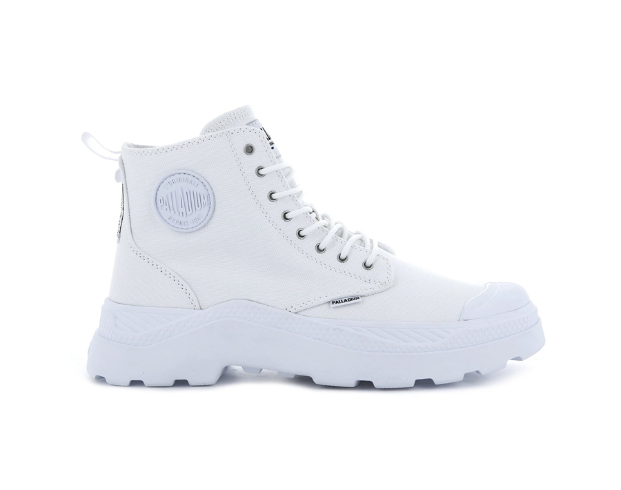 Palladium Pallakix Hi Canvas Hvide | HKE2818DR