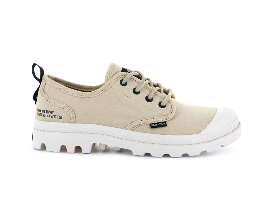 Palladium Pampa Heritage Supply Hvide Khaki | NOH242AH