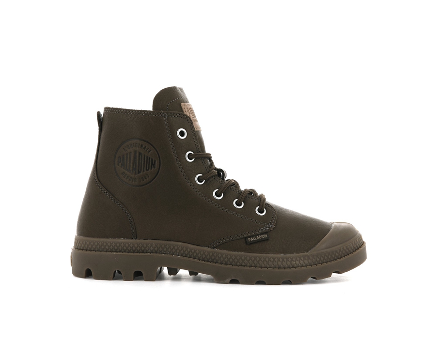 Palladium Pampa Hi Læder Ul Chokolade | QBG7965IR