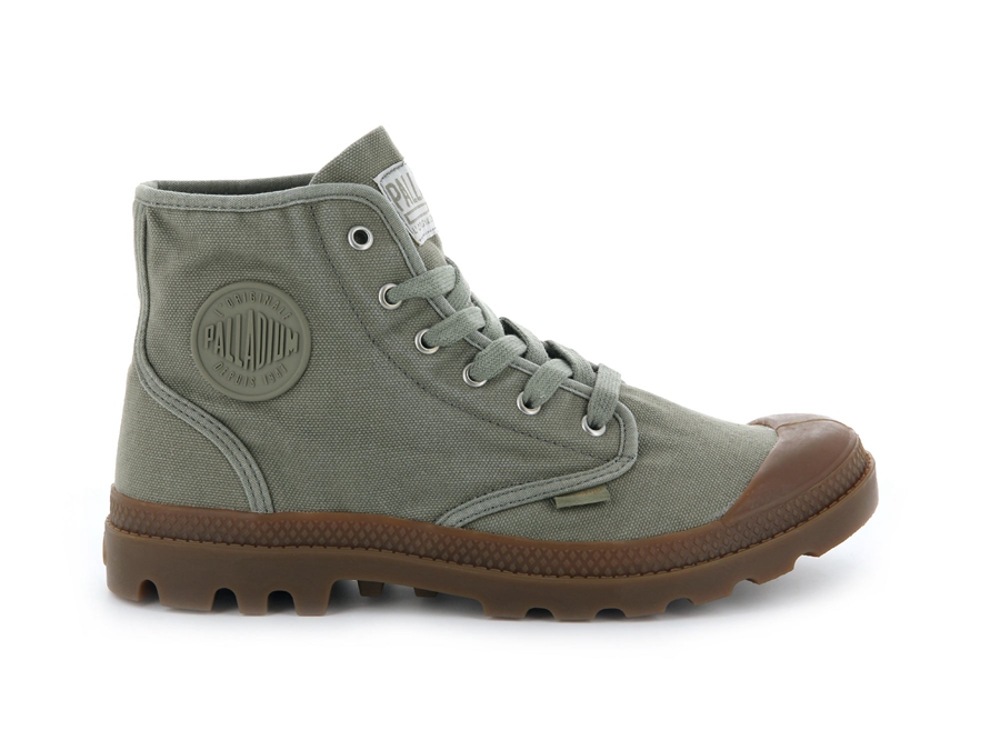 Palladium Pampa Hi Mørkegrøn | YLD2033KY