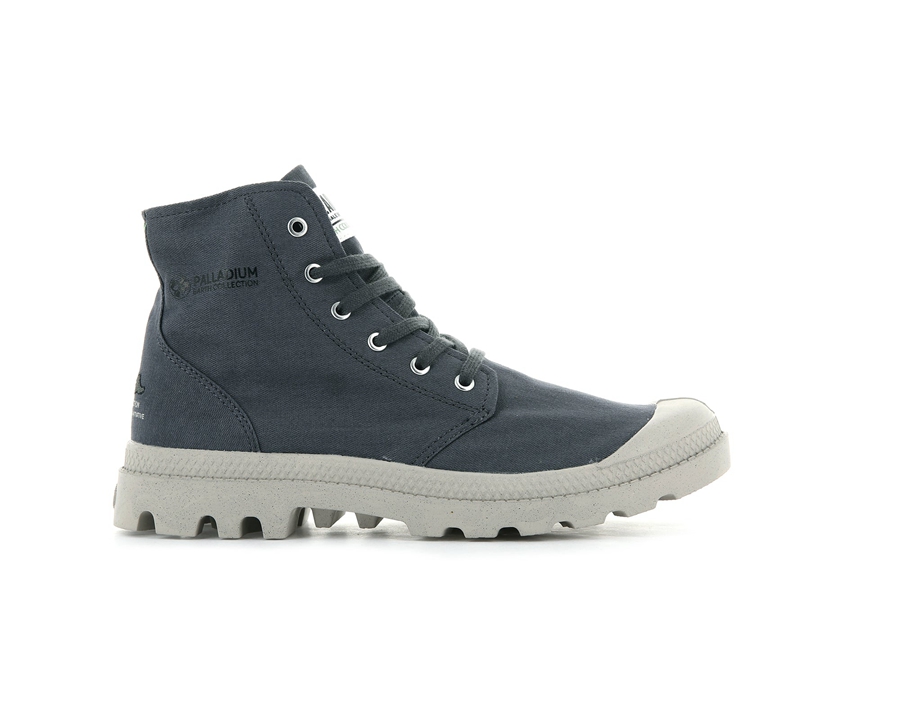 Palladium Pampa Hi Organic Ii Mørkeblå | KHL759AF