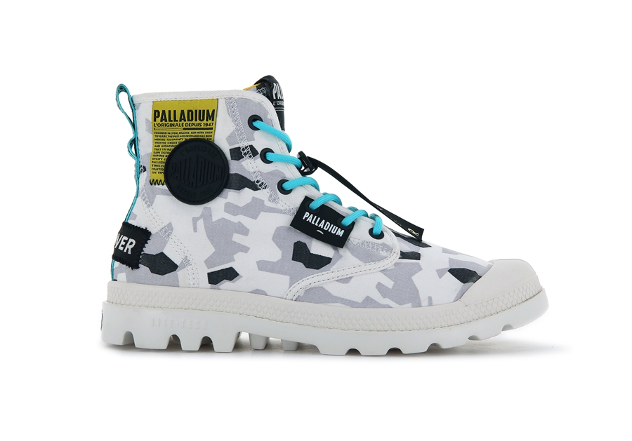 Palladium Pampa Lite Overlab Camo Grå Camo | RRL5458EG