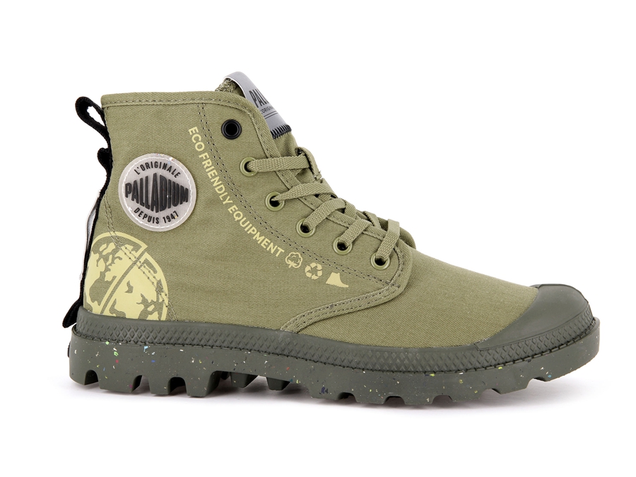 Palladium Pampa Organic Metro Grøn | BMA7872VE