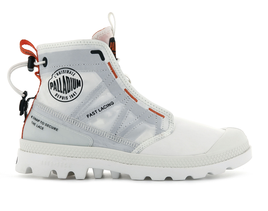 Palladium Pampa Travel Lite Hvide | PGY9669PS